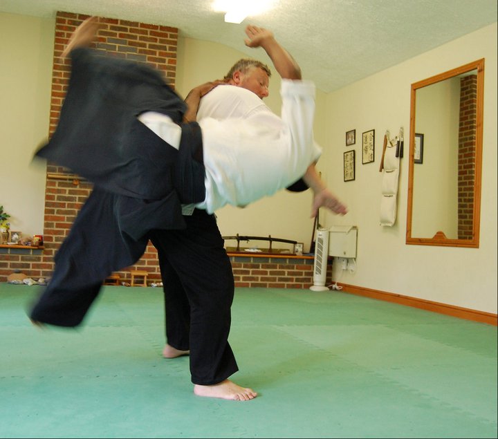 Aikido dojo training space