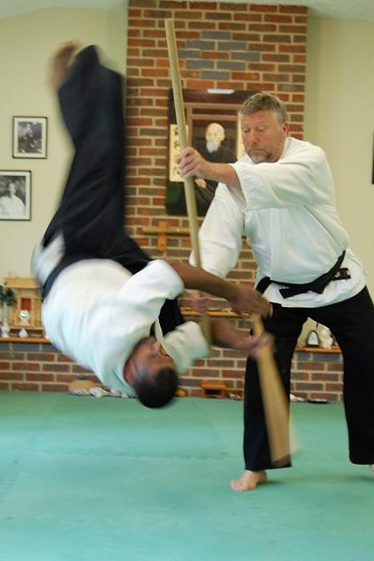 Aikido dojo training space